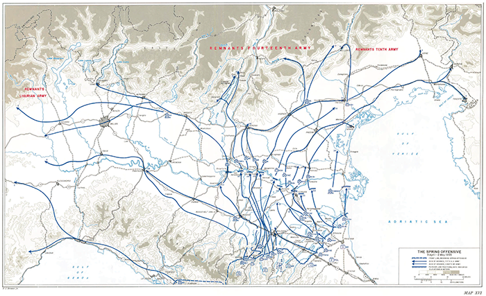 The Spring offensive - 9th April 2nd May 1945