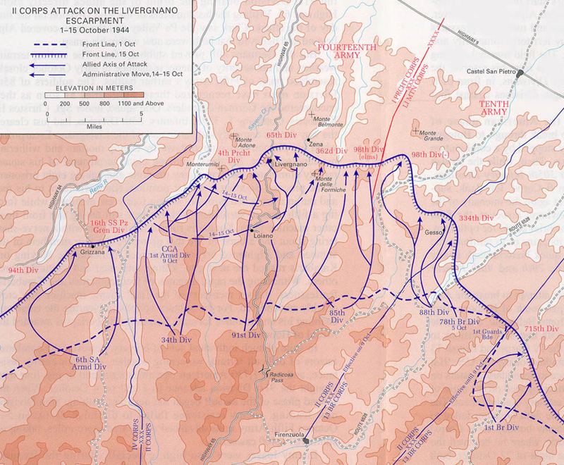 II Corps Attack on the Livergnano Escarpment (CMH)